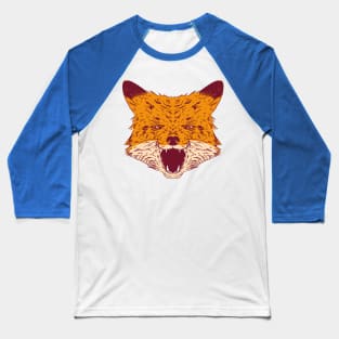 Angry Fox P R t shirt Baseball T-Shirt